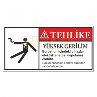 Tehlike Yüksek Gerilim