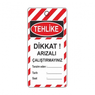 Dikkat Arızalı Çalıştırmayınız