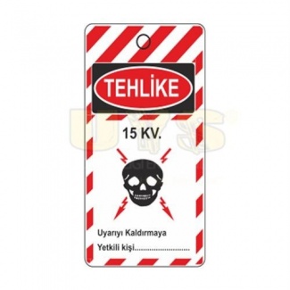 Tehlike 380 Volt Mıknatıslı Magnet Copy