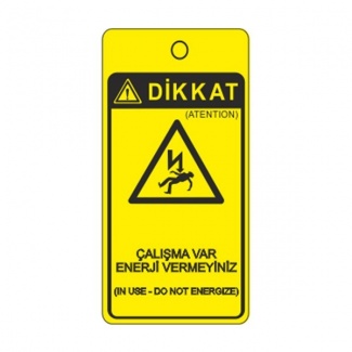 Dikkat Çalışma Var Enerji Vermeyiniz