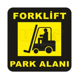 Forklift Park Alanı Zemin İşaretleme Etiketi