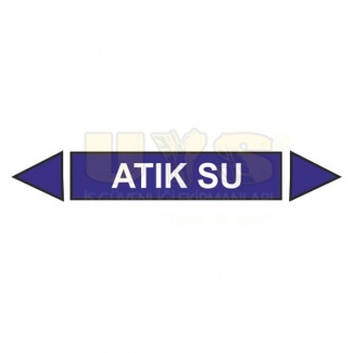 Atık Su - Boru Etiketi