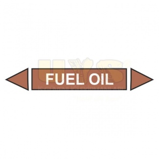 Fuel Oil Boru Etiketi