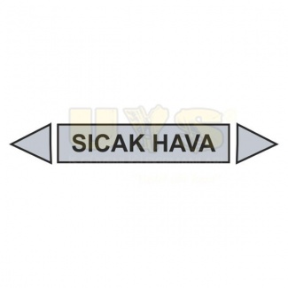 Sıcak Hava Boru Etiketi