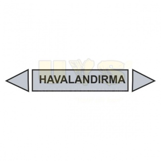 Havalandırma Boru Etiketi