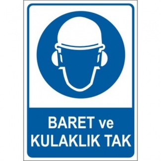 Baret ve Kulaklık Tak Levhası