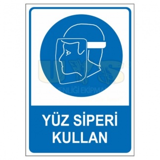 Yüz Siperi Kullan Levhası