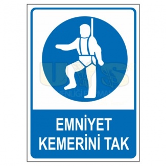 Emniyet Kemerini Tak Levhası