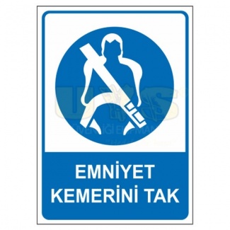 Emniyet Kemerini Tak Levhası