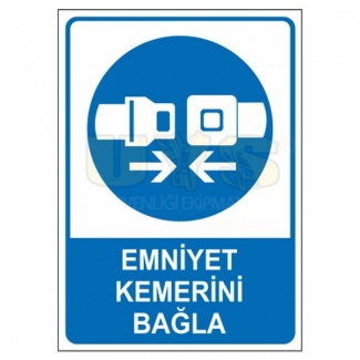 Emniyet Kemerini Bağla Levhası