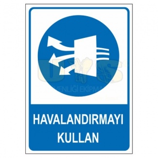 Havalandırmayı Kullan Levhası