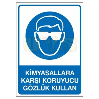 Kimyasallara Karşı Koruyucu Gözlük Kullan