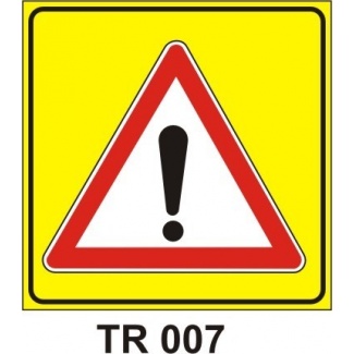 Trafik Levhası TR 007