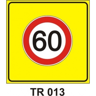 Trafik Levhası TR 013