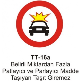 Taşıt Giremez Trafik Levhası