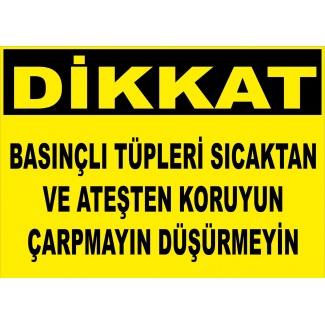 Basınçlı Tüpleri Sıcaktan ve Ateşten Koruyun