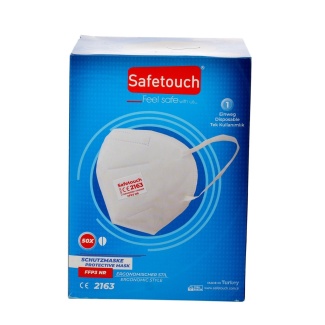 SAFETOUCH N95 FFP2 NR VENTİLSİZ KATLANABİLİR TOZ MASKESİ